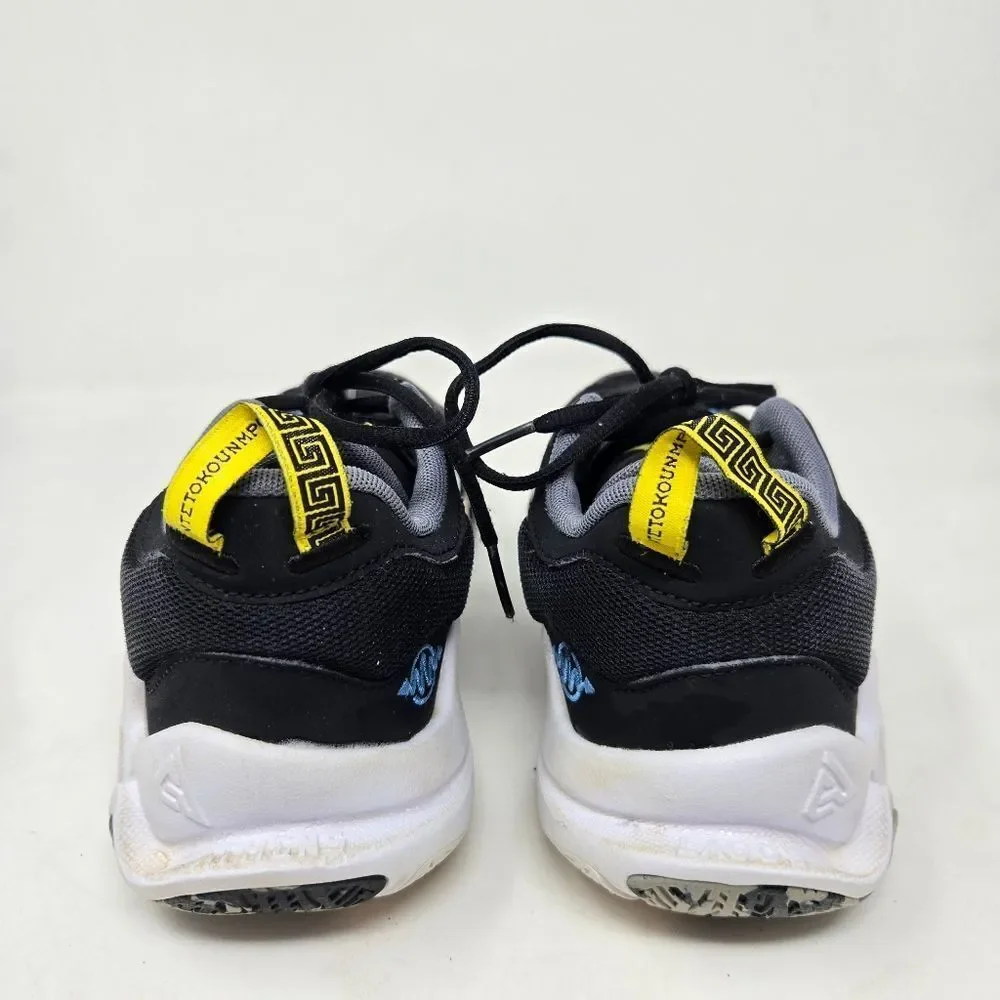 NIKE Giannis Immortality 2 Black White‎ Blue Yellow Size 5Y